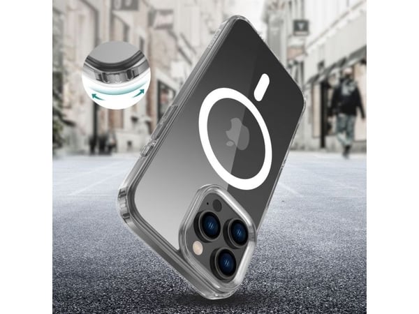 Tech-Protect FlexAir hybrid MagSafe-skal till iPhone 16 Pro Max - transparent