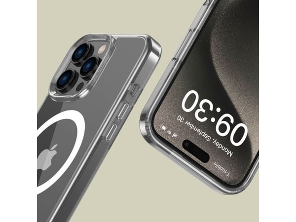Tech-Protect FlexAir hybrid MagSafe-skal till iPhone 16 Pro Max - transparent
