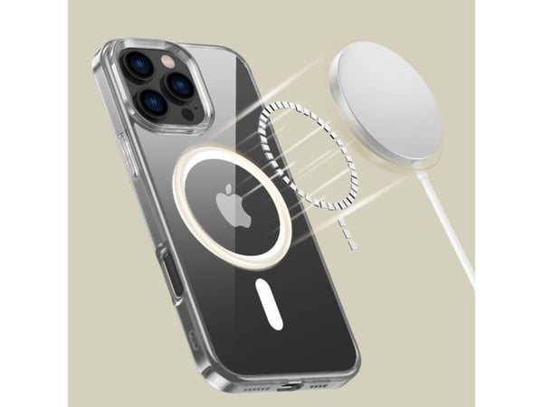 Tech-Protect FlexAir hybrid MagSafe-skal till iPhone 16 Pro Max - transparent