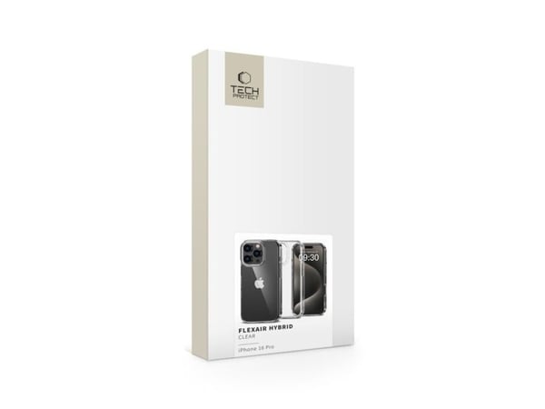 Tech-Protect FlexAir hybriddeksel for iPhone 16 Pro – klar