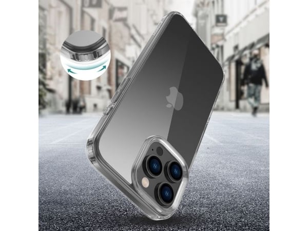 Tech-Protect FlexAir hybrid iPhone 16 Pro Max-skal - klar