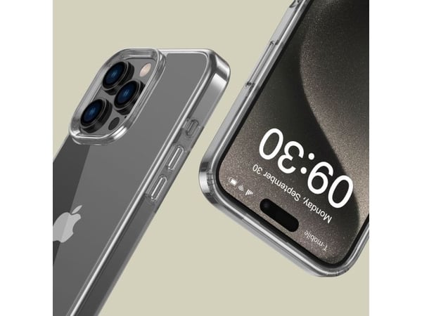 Tech-Protect FlexAir hybrid iPhone 16 Pro Max-skal - klar