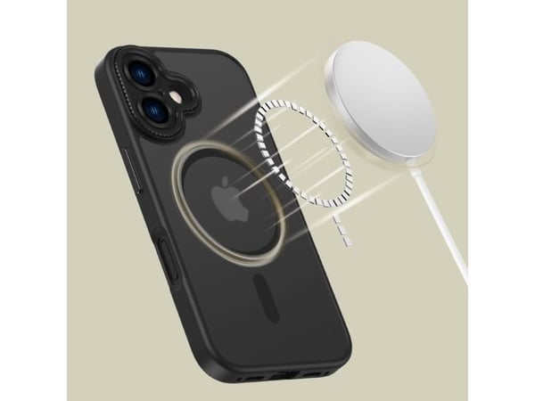 Tech-Protect MagCam MagSafe-skal för iPhone 16 - Semi-transparent