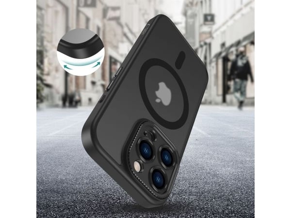 Tech-Protect MagCam MagSafe-skal till iPhone 16 Pro Max - semitransparent