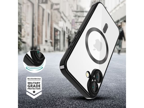Tech-Protect MagFlex MagSafe iPhone 16-skal - svart