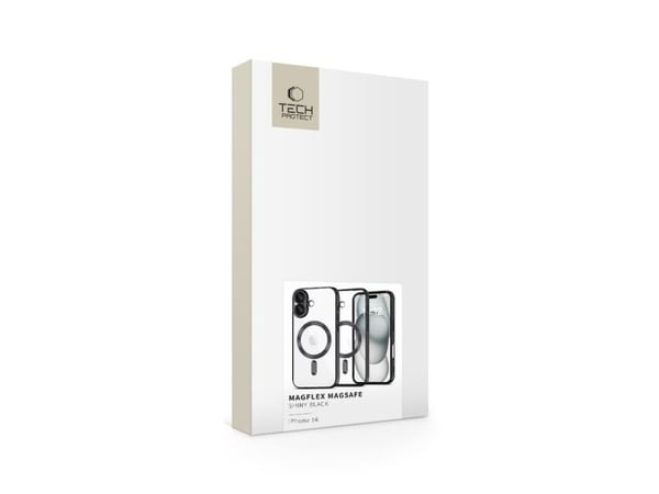 Tech-Protect MagFlex MagSafe iPhone 16-skal - svart