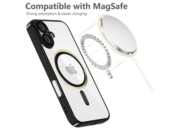 Tech-Protect MagFlex MagSafe iPhone 16-skal - svart