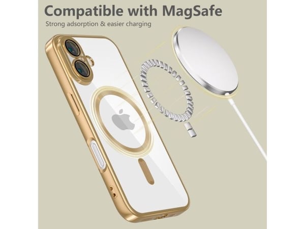 Tech-Protect MagFlex MagSafe-deksel for iPhone 16 - gull