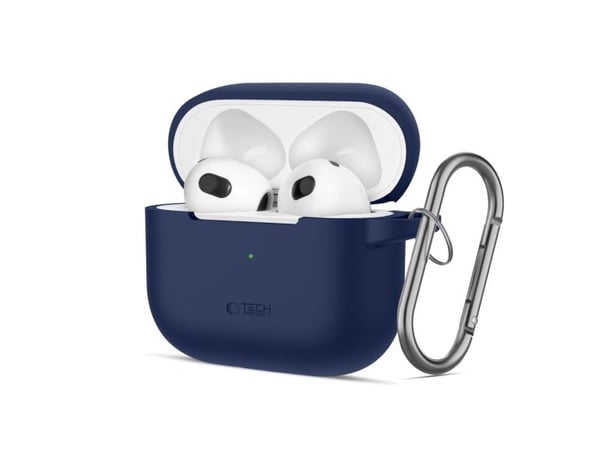 Tech-Protect silikonhake till Apple AirPods 3 navy blue