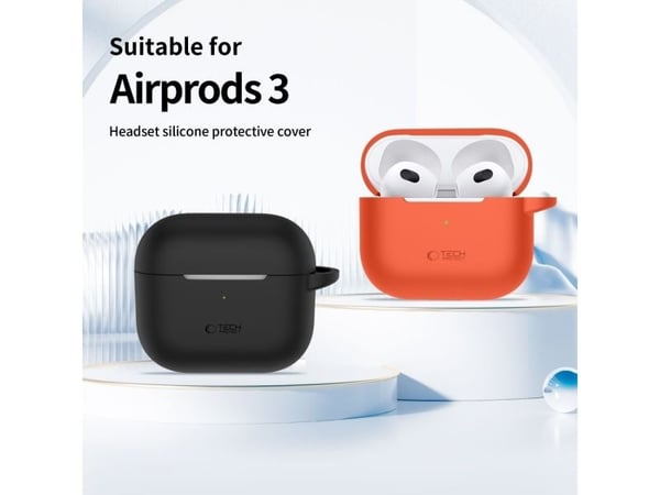 Tech-Protect silikonhake till Apple AirPods 3 navy blue