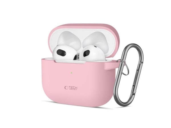 Tech-Protect silikonkrok til Apple AirPods 3 dusty pink