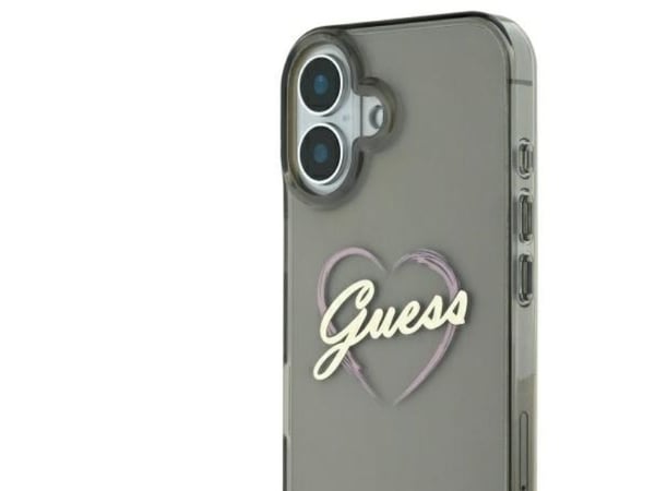 Guess IML Heart Apple iPhone 16 Plus - suomenkieliset puhelimet ja muut puhelimet