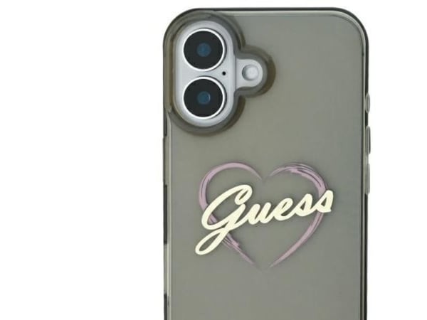 Guess IML Heart Apple iPhone 16 Plus - suomenkieliset puhelimet ja muut puhelimet
