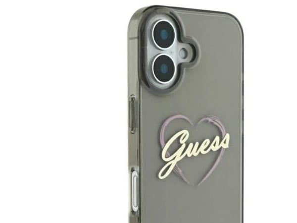 Guess IML Heart Apple iPhone 16 Plus - suomenkieliset puhelimet ja muut puhelimet