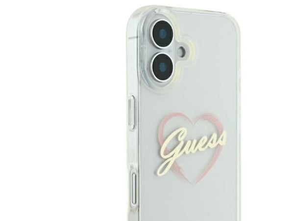 Guess IML Heart Apple iPhone 16 plus - arvaamaton puhelimen hinta