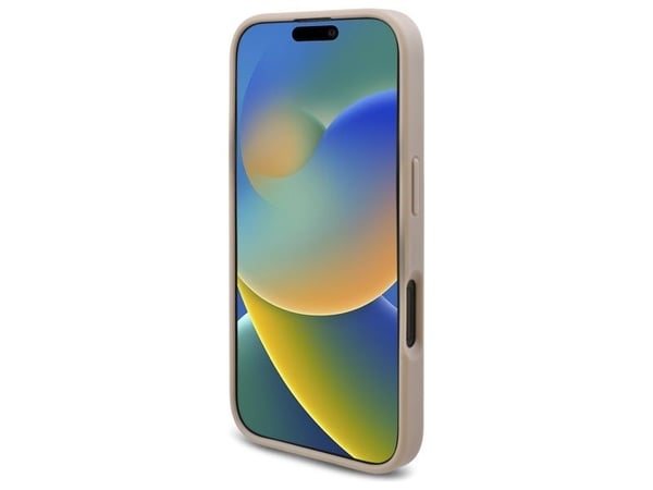 Guess New 4G Triangle iPhone 16-skal - vit