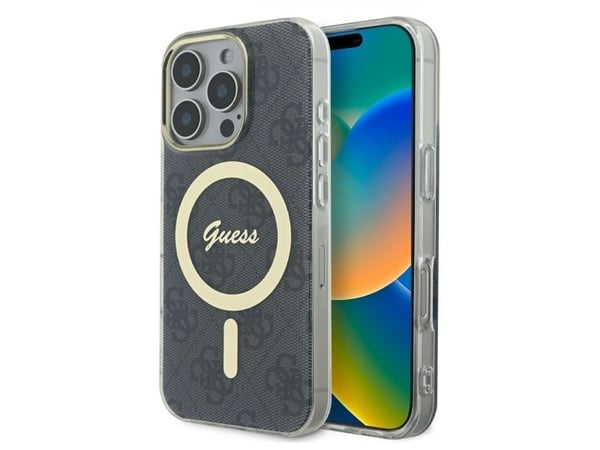 Veske Guess GUHMP16LH4STK iPhone 16 Pro 6,3" drikke/drikke hardcase IML 4G MagSafe