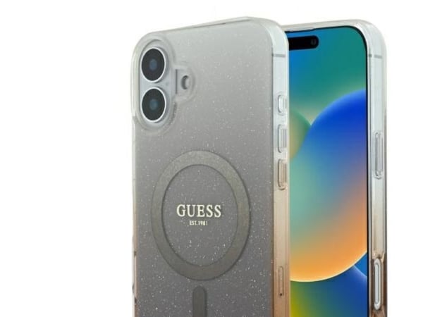 Guess IML Glitter Gradient MagSafe Kotelo Apple iPhone 16 Plus - älypuhelimet ja puhelimet