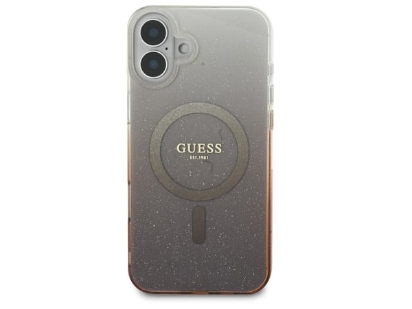 Guess IML Glitter Gradient MagSafe Kotelo Apple iPhone 16 Plus - älypuhelimet ja puhelimet