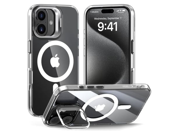 Tech-Protect MagStand MagSafe iPhone 16-skal - Transparent