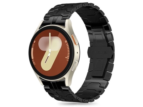 TECH-PROTECT STAINLESS LINE beskyttelse Samsung Galaxy Watch 4/5/5 PRO/6/7/FE - svart
