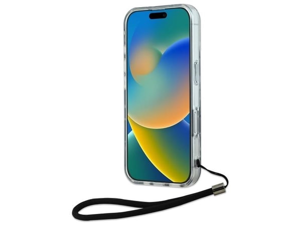 Karl Lagerfeld Zebra Cord Apple iPhone 16 Case - puhelimen tapauksessa violetti