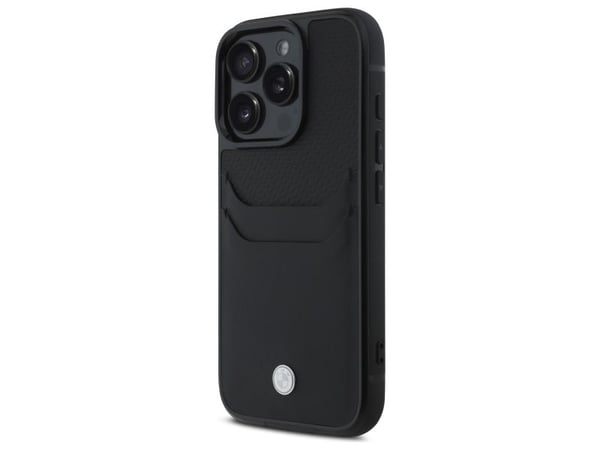 BMW Sign lægte-kortslot cover til iPhone 16 Pro Max - sort