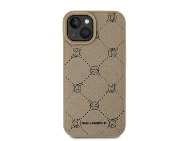 Karl Lagerfeld Karl Lagerfeld Karl Lagerfeld KLHMP15SPGKHPHE iPhone 15 6.1" beige/beige Magsafe Karl Heads