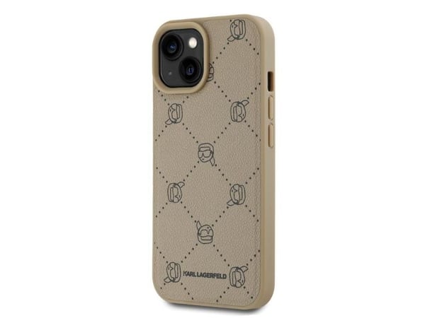 Karl Lagerfeld Karl Lagerfeld Karl Lagerfeld KLHMP15SPGKHPHE iPhone 15 6.1" beige/beige Magsafe Karl Heads