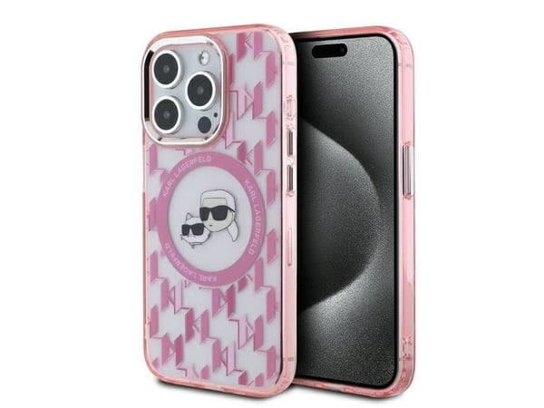Karl Lagerfeld Karl Lagerfeld Karl Lagerfeld KLHMP15XHMCKMHP iPhone 15 Pro Max 6.7" vaaleanpunainen/vaaleanpunainen IML Monogrammi Karl&amp;Choupet...