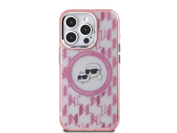 Karl Lagerfeld Karl Lagerfeld Karl Lagerfeld KLHMP15XHMCKMHP iPhone 15 Pro Max 6.7" vaaleanpunainen/vaaleanpunainen IML Monogrammi Karl&amp;Choupet...