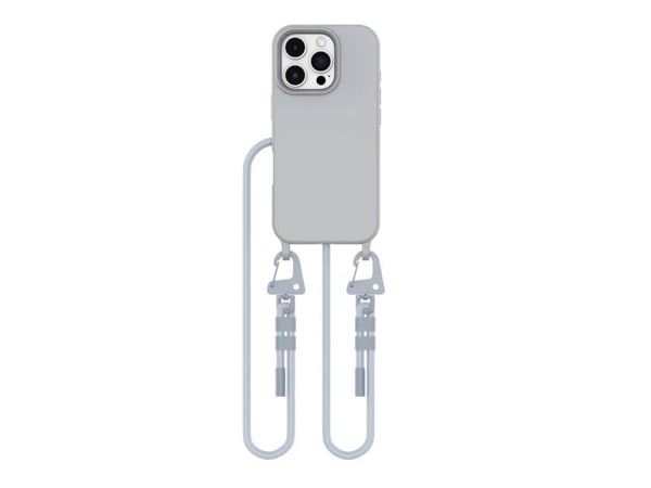Tech-Protect MagNecklace MagSafe-skal med lanyard för iPhone 16 Pro Max - grå