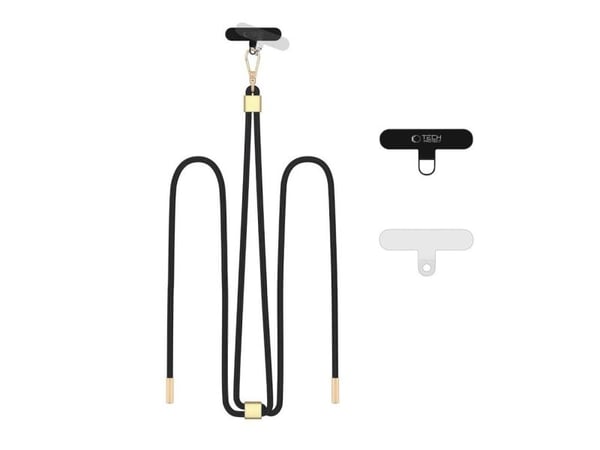 Tech-Protect TECH-PROTECT C2S rem för crossbody i rep black/gold