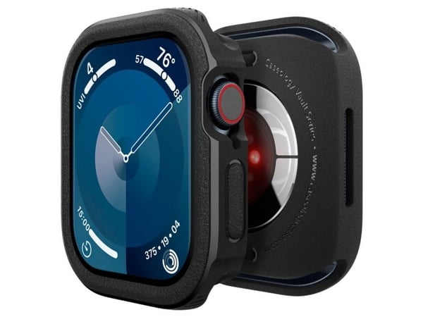 Spigen Caseology Vault Apple Watch 10 46mm kotelo musta/mattamusta ACS08610