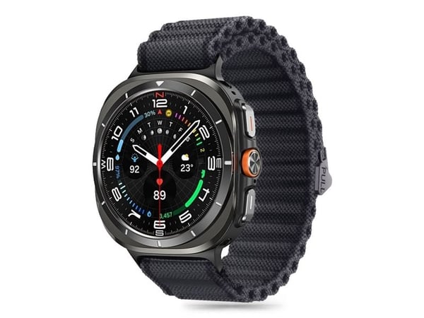 Tech-Protect WEAVE PRO deksel til Samsung Galaxy Watch Ultra (47 mm) svart