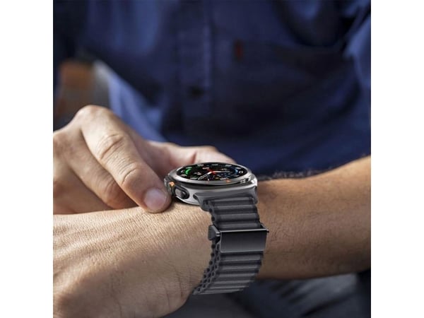 Tech-Protect WEAVE PRO deksel til Samsung Galaxy Watch Ultra (47 mm) svart