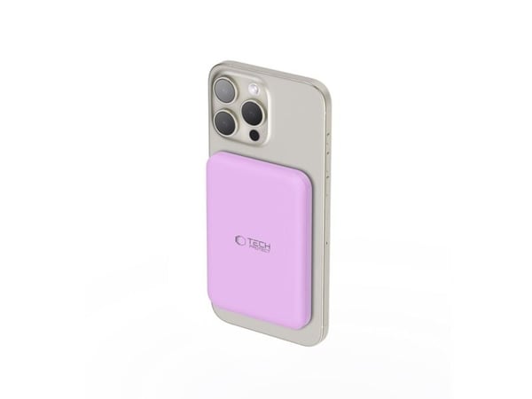 Powerbank Tech-Protect TECH-PROTECT PB10 LIFEMAG MagSafe 5000 mAh lilla