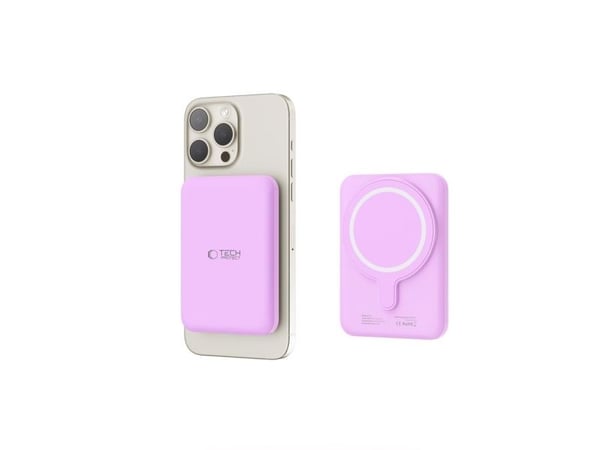 Powerbank Tech-Protect TECH-PROTECT PB10 LIFEMAG MagSafe 5000 mAh lilla