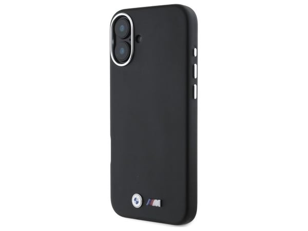 Deklas BMW BMHMP16M23PMWK iPhone 16 Plus 6,7" sort/sort hardcase M Smooth Full Wrapped Metal MagSafe