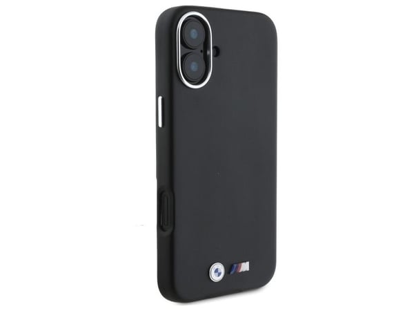 Deklas BMW BMHMP16M23PMWK iPhone 16 Plus 6,7" sort/sort hardcase M Smooth Full Wrapped Metal MagSafe
