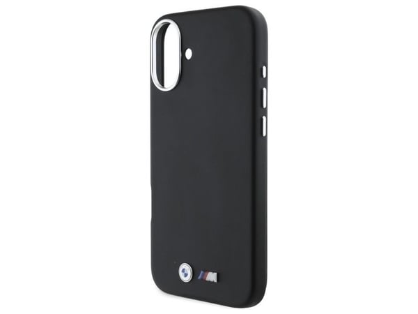 Deklas BMW BMHMP16M23PMWK iPhone 16 Plus 6,7" sort/sort hardcase M Smooth Full Wrapped Metal MagSafe