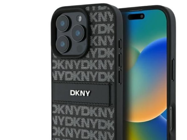 Deksel DKNY DKHCP16LPRTHSLK iPhone 16 Pro 6.3" vann/vann hardcase Teksturmønster Tonal Stripe