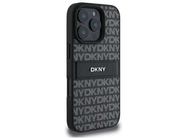 Deksel DKNY DKHCP16LPRTHSLK iPhone 16 Pro 6.3" vann/vann hardcase Teksturmønster Tonal Stripe