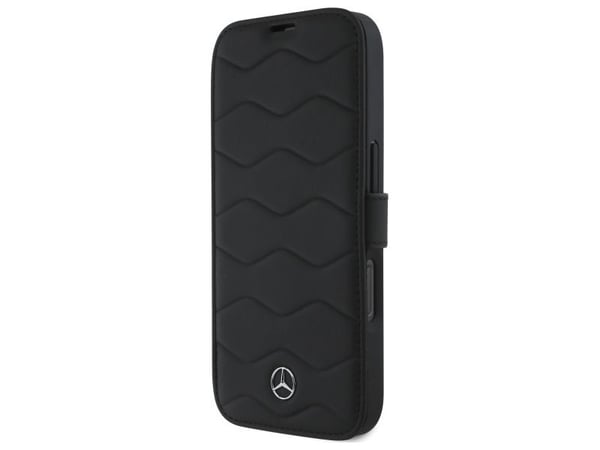 Deklas Mercedes MEHCP16X23RWRSK iPhone 16 Pro Max 6,9" sort/sort hardcase MB Waves Leather
