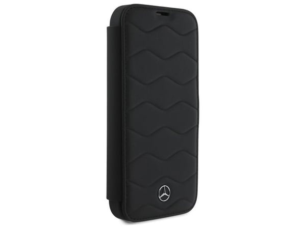 Deklas Mercedes MEHCP16X23RWRSK iPhone 16 Pro Max 6,9" sort/sort hardcase MB Waves Leather