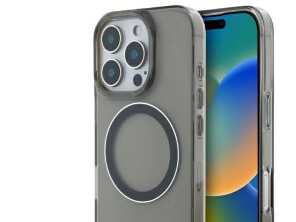 Kotelo Mercedes MEHMP16L23HUOSK iPhone 16 Pro 6.3" musta/musta kovakotelo hopeinen rengas MagSafe