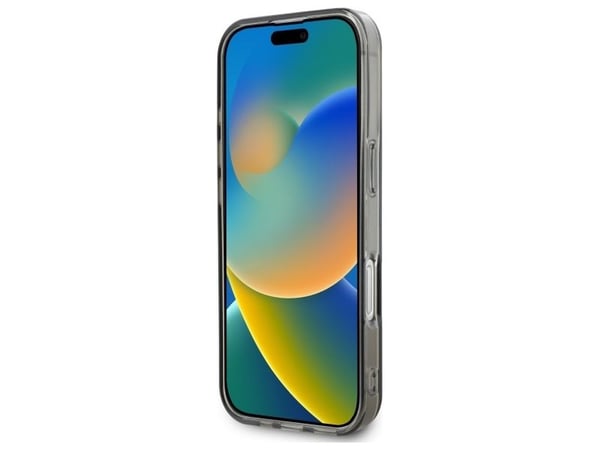 Kotelo Mercedes MEHMP16L23HUOSK iPhone 16 Pro 6.3" musta/musta kovakotelo hopeinen rengas MagSafe