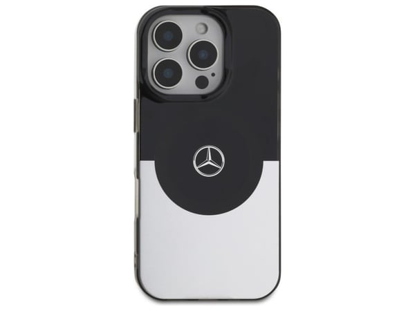Mercedes dubbellager BiColor MagSafe-skal för iPhone 16 Pro Max - silver