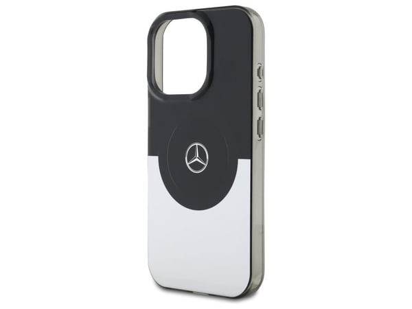 Veske Mercedes MEHMP16X23HBIGK iPhone 16 Pro Max 6,9" svart sølv/svart sølv hardcase Doubel Layer BiColor MagSafe
