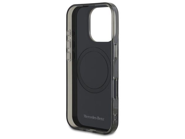 Veske Mercedes MEHMP16X23HBIGK iPhone 16 Pro Max 6,9" svart sølv/svart sølv hardcase Doubel Layer BiColor MagSafe